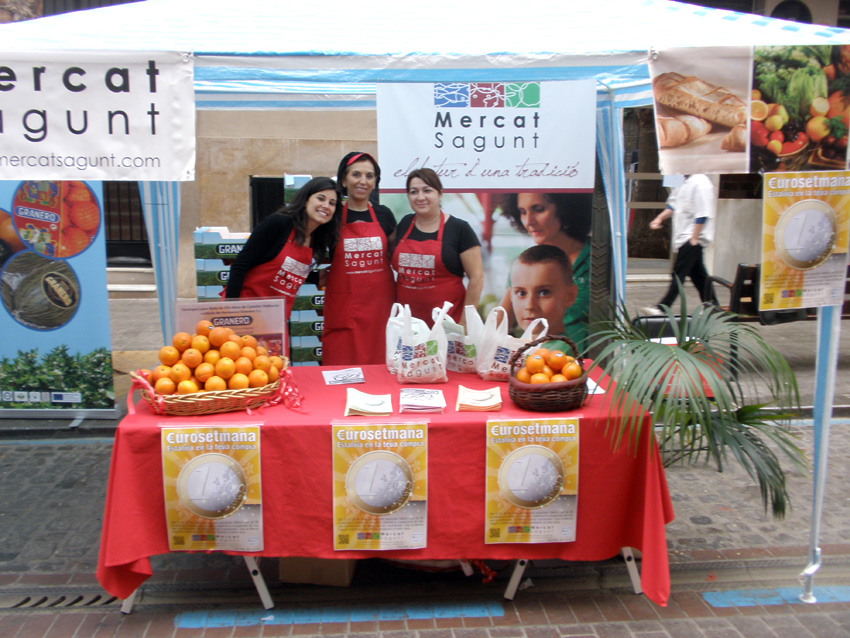 Éxito del Mercat Sagunt en la  XV Feria Comercial de Sagunto