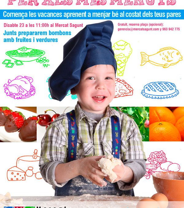 Taller cocina infantil: 23 junio 11:00 horas