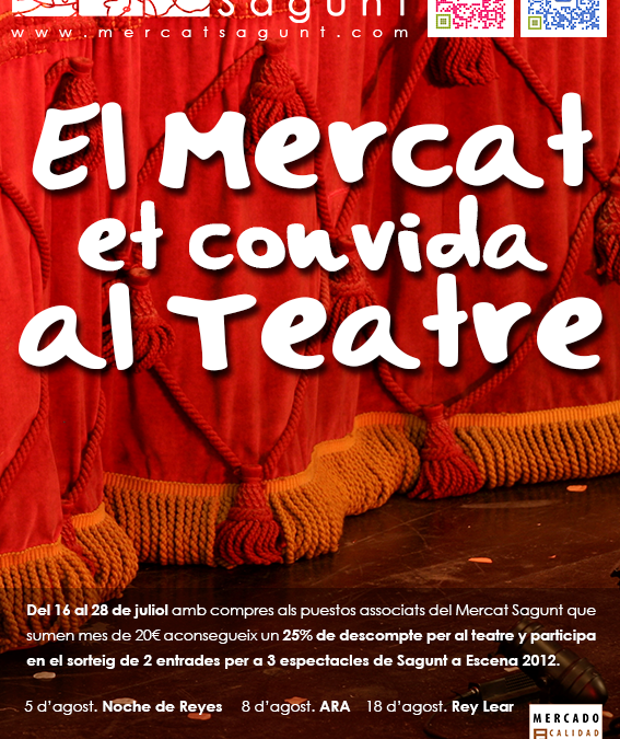 El Mercat et convida al teatre