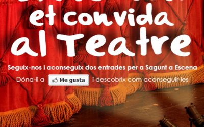 El Mercat Sagunt sortea entre sus fans de Facebook entradas para Sagunt a Escena