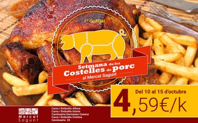 🐷 Setmana de les costelles de porc 🐷 (Del 10 al 15 d’octubre)