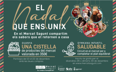 EL NADAL QUE ENS UNIX: el Mercat Sagunt celebra el Nadal amb tradició, sabor i activitats Infantils Saludables