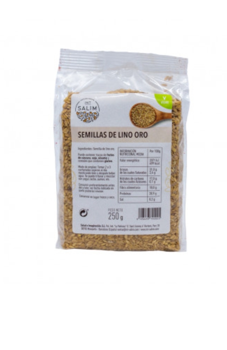 Semillas lino oro molido int salim 175 g