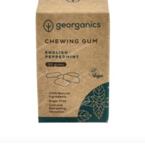 Chicles xilitol menta georganics sin azúcar/gluten/flúor 30 uds