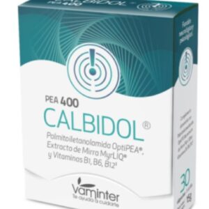 Calbidol cap. Vegetales Pea 400, dolor de cabeza y muscular